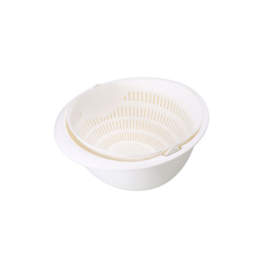 Kitchen Vegetables Fruit Double Drain Basket - Eztico