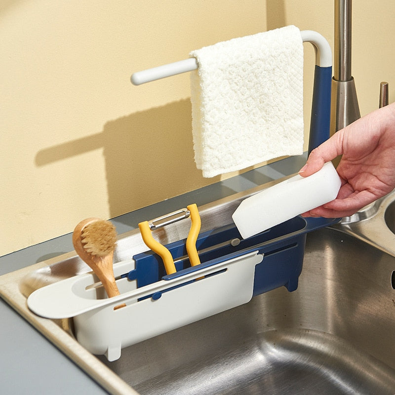 Telescopic Sink Drain Rack - Eztico