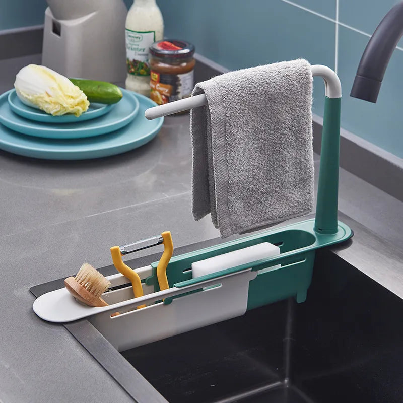 Telescopic Sink Drain Rack - Eztico