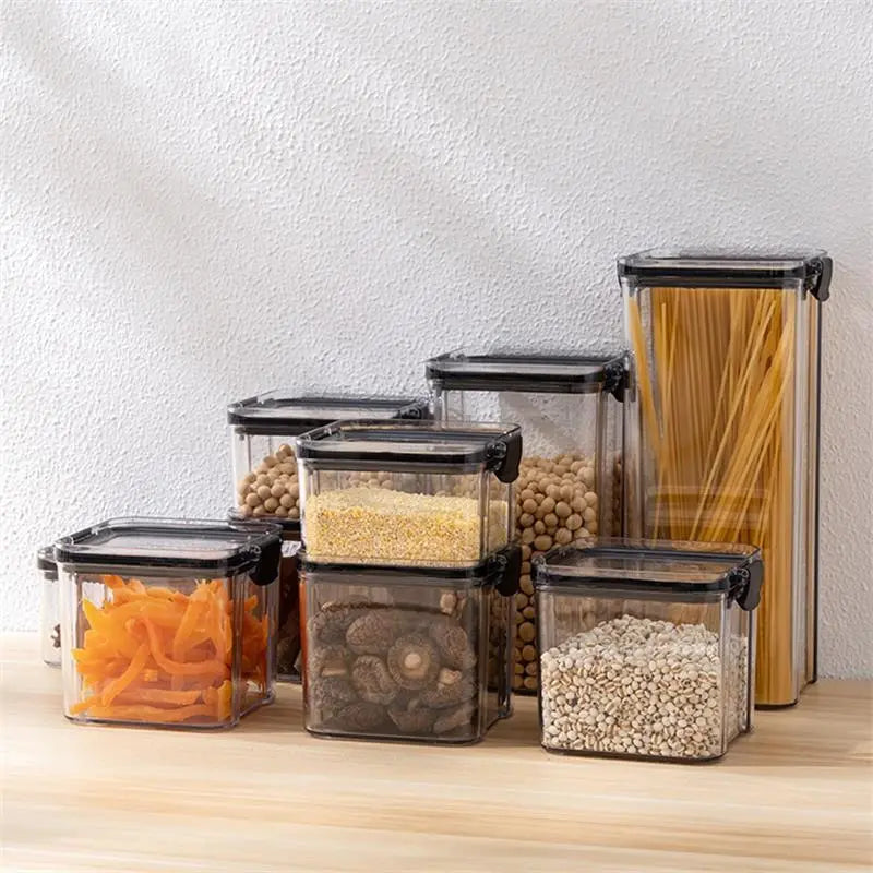 Transparent Plastic Sealed Kitchen Storage Box - Eztico