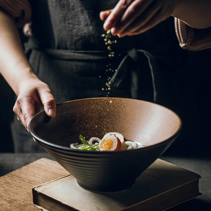 Japanese Ramen Ceramic Bowl Set - Eztico