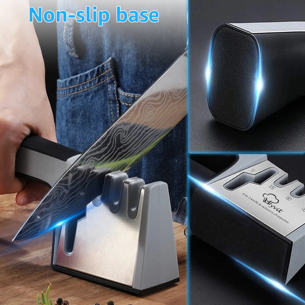 4 in 1 Knife Sharpener - Eztico