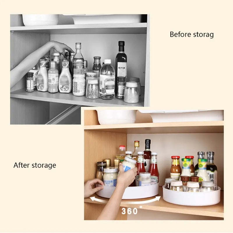 360 Degree Rotating Cabinet Organizer - Eztico